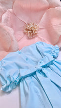 Load image into Gallery viewer, TURQUOISE ROSEBUD DRESS
