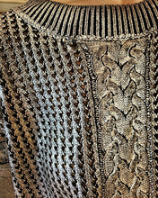 Load image into Gallery viewer, GWEN METALLIC FOILED SWEATER
