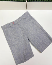 Load image into Gallery viewer, GREY LINEN SHORTS
