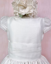 Load image into Gallery viewer, OFF-WHITE PLEATED DETAIL COMMUNION DRESS
