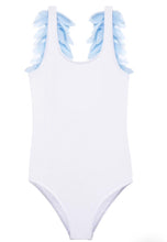 Load image into Gallery viewer, WHITE PETAL SWIMSUIT
