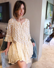 Load image into Gallery viewer, MUSTARD FLORAL PRINT DRESS
