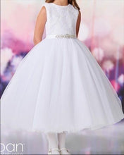 Load image into Gallery viewer, WHITE LACE COMMUNION DRESS
