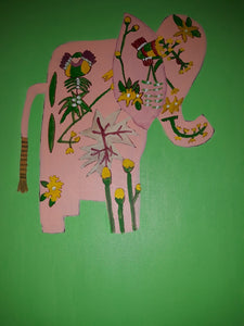 ORIGINAL ELEPHANT ART PIECE