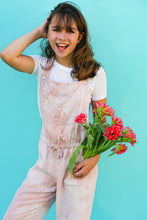 Load image into Gallery viewer, DUSTY ROSE TIE DYE OVERALL

