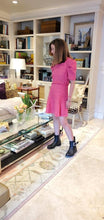 Load image into Gallery viewer, HOT PINK TWEED DRESS
