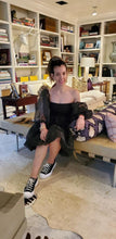 Load image into Gallery viewer, Bubble Knit|Organza Dress w/ bubble hem
