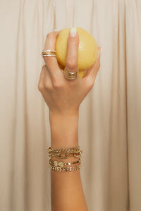 GOLD CHAIN RING