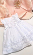 Load image into Gallery viewer, WHITE LACE FLUTTER SLEEVE DRESS
