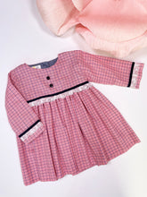 Load image into Gallery viewer, PINK/RED PLAID DRESS
